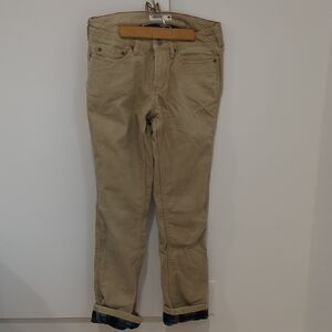 Mountain Khakis Flannel Lined Khakis Size 4P